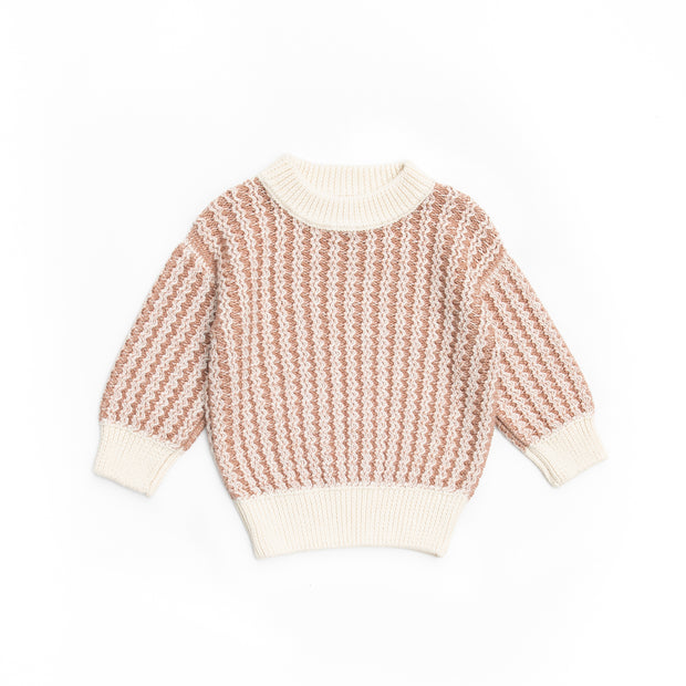 Cinnamon & natural Chase Sweater