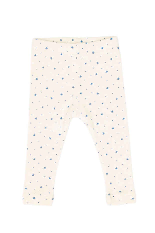 Little Stars White Swan Pointelle Pants