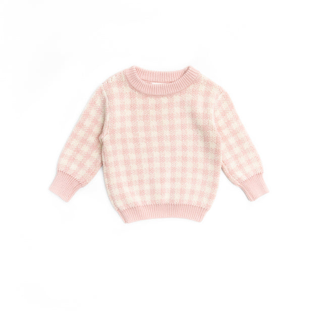 Pink & Natural Set Elliot Sweater + Leggins Pima Cotton