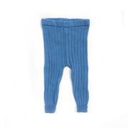 Federal Blue Knitted Leggins Pima Cotton