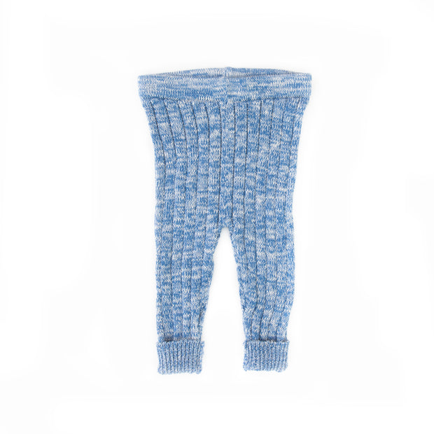 Federal Blue Marl Set Cameron Sweater + Leggins Pima Cotton