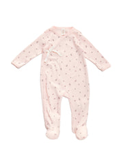 Little flowers baby pink Milan footie