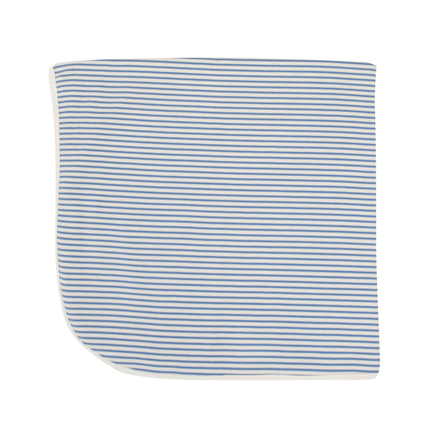 Federal blue stripes Ribbed blanket