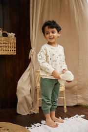 Tiny House White Swan Set Aspen Pullover + Pant Pima Cotton