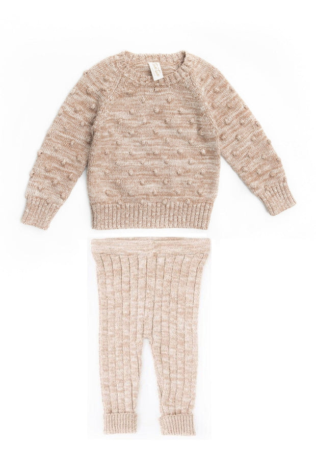 Set Cinnamon marl Jo Sweater + Leggins Pima Cotton